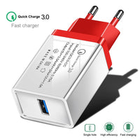 OLAF quick charge 3.0 fast usb charger for iphone 7 8 Plus X QC 3.0 Phone Charger For Xiaomi redmi 6a Mi8 For Huawei mate 20 pro