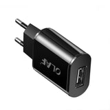 OLAF USB Charger Dual Ports EU 5V 2A Travel Wall Adapter Mobile Phone Micro Data Charging For iphone Samsung Xiaomi Huawei LG