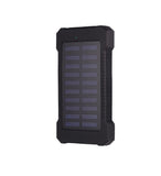 30000mAh Solar Powerbank LED Flashlight Fast Charging Mobile Power Bank External Battery Pack Poverbank for Xiaomi iPhone Charge