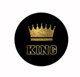 7pcs/lot Marble Pattern Round Metal Plate disk Paste On smartphone For Magnetic Car Phone Sticker Support Car mobile accessories