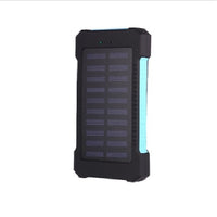 SOS 30000mAh Solar Power Bank Portable Charger External Battery Electric Charger Pack Waterproof Powerbank for iPhone Xiaomi LED