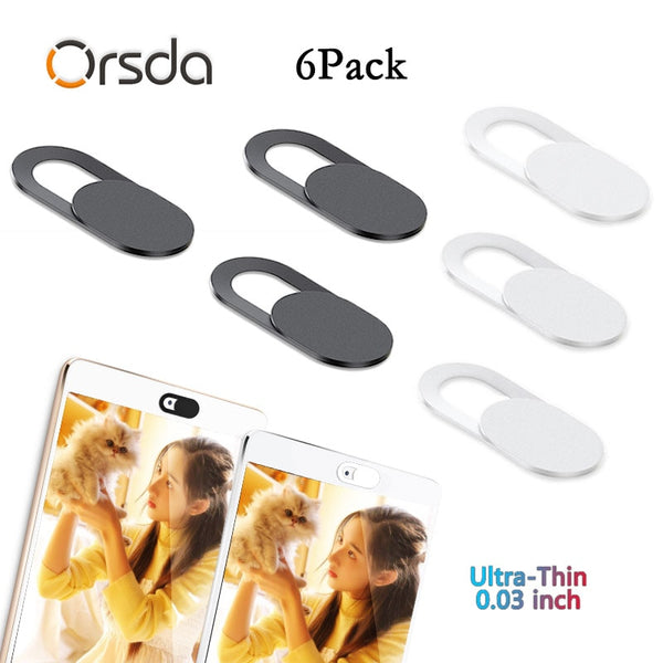 Orsda webcam cover ultra-thin shutter magnet slide plastic camera cover universal laptop camera IPad mobile phone camera Pad PC