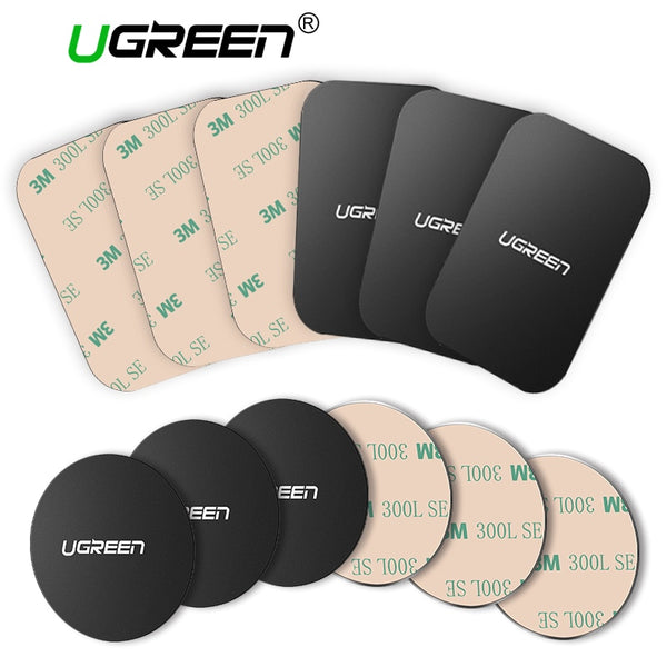 Ugreen Car Phone Holder Metal Plate Magnetic Disk Phone Stand Magnet Metal Plate Iron Sheets for Magnetic Car Phone Holder