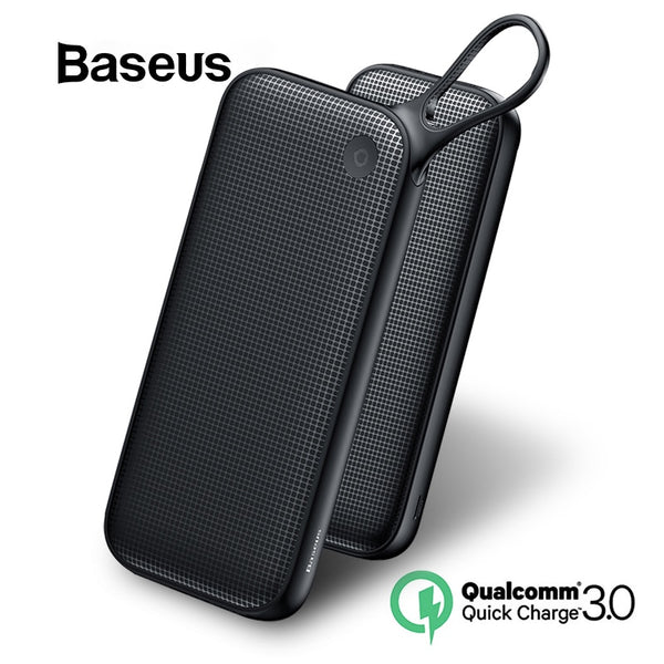 Baseus 20000mAh Power Bank For iPhone XR Xs Max 8 7 Samsung Huawei USB PD Fast Charging QC3.0 Quick Charger Powerbank MacBook