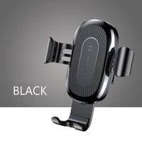 Baseus Qi Car Wireless Charger For iPhone 8 X XS Max XR Samsung Mobile Phone Charger 10W Fast Wireless Car Charging Mount Holder