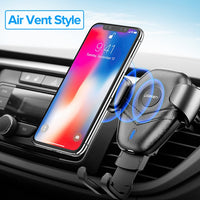 Ugreen Qi Car Wireless Charger for iPhone Xs X 8 10W Fast Wireless Charging for Samsung Galaxy S9 S10 Car Phone Holder Charger