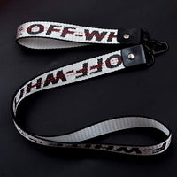 Q UNCLE Street Popular Words White Lanyards for key Multi-function Mobile Phone Straps ID Card Keychain Lanyard Wrist Neck Strap