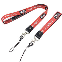 Q UNCLE Street Popular Words White Lanyards for key Multi-function Mobile Phone Straps ID Card Keychain Lanyard Wrist Neck Strap