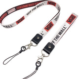 Q UNCLE Street Popular Words White Lanyards for key Multi-function Mobile Phone Straps ID Card Keychain Lanyard Wrist Neck Strap