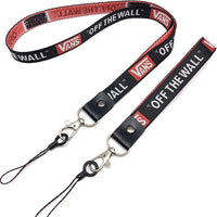 Q UNCLE Street Popular Words White Lanyards for key Multi-function Mobile Phone Straps ID Card Keychain Lanyard Wrist Neck Strap