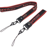 Q UNCLE Street Popular Words White Lanyards for key Multi-function Mobile Phone Straps ID Card Keychain Lanyard Wrist Neck Strap