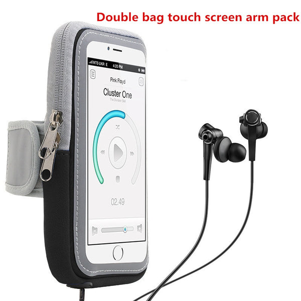 Universal Arm Bag 4-6inch Mobile Motion Phone Armband Cover for Running Sport Arm band holder of the phone on the Arm Case Cover