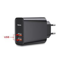 Baseus Quick Charge 4.0 3.0 USB Charger 5A for Huawei 30W QC 4.0 3.0 Quick Charger PD 3.0 Fast Charger for iPhone