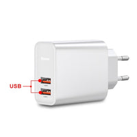 Baseus Quick Charge 4.0 3.0 USB Charger 5A for Huawei 30W QC 4.0 3.0 Quick Charger PD 3.0 Fast Charger for iPhone