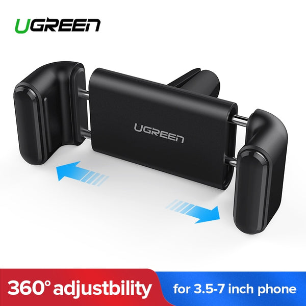 Ugreen Phone Holder No Magnetic Air Vent Mount Stand Smartphone Support Holder in Car for iPhone XR Mobile Phone Holder Stand