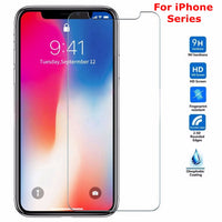 Tempered glass For iPhone XSMax X 7 8 6 6S Plus 5 5S 5C SE 4S 9H Screen protector Case Cover guard glass for iPhone X XS Max XR