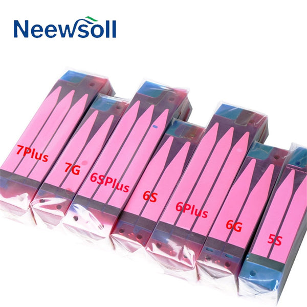100pcs Battery Adhesive Sticker for iPhone 6 6S Plus 7 7Plus  3M Double Tape Pull Trip Glue Replacement Parts