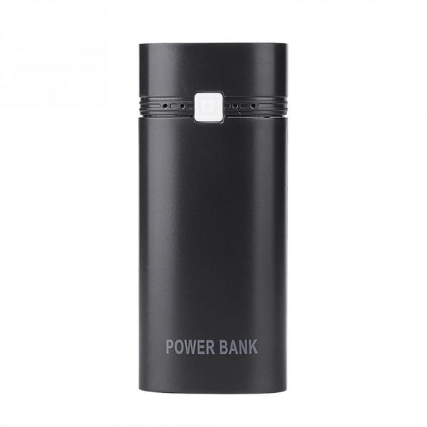 (No Battery) DIY Power Bank Case Kit for 2 * 18650 Battery Portable Power Bank Case Charger Box USB Interface LED Light